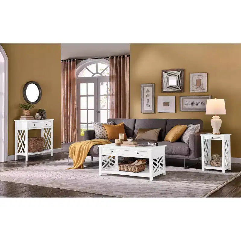 Table basse en bois Middlebury de 36 po avec tiroir - Alaterre Furniture