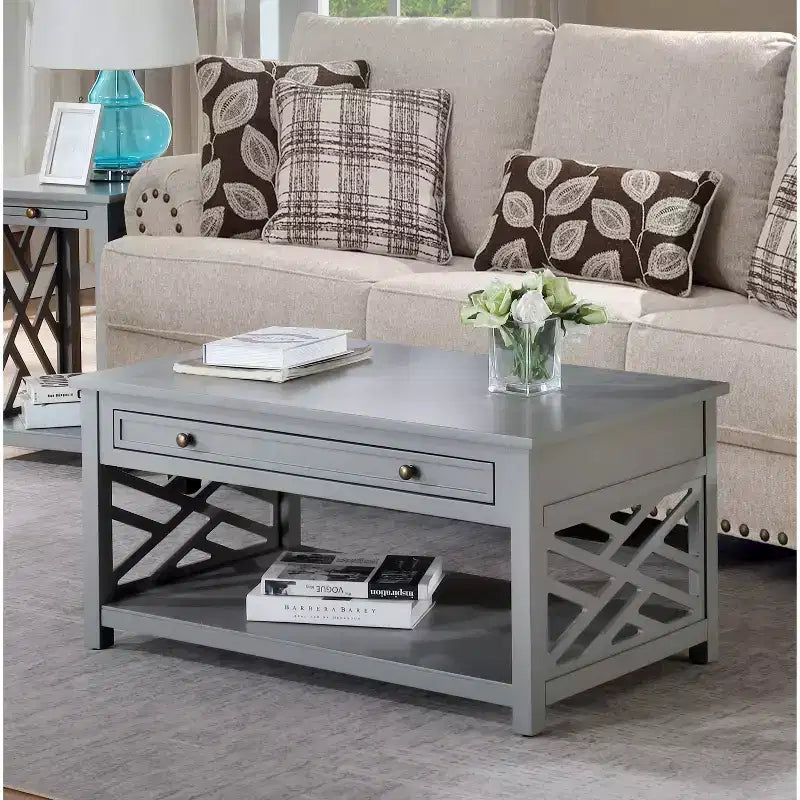 Table basse en bois Middlebury de 36 po avec tiroir - Alaterre Furniture