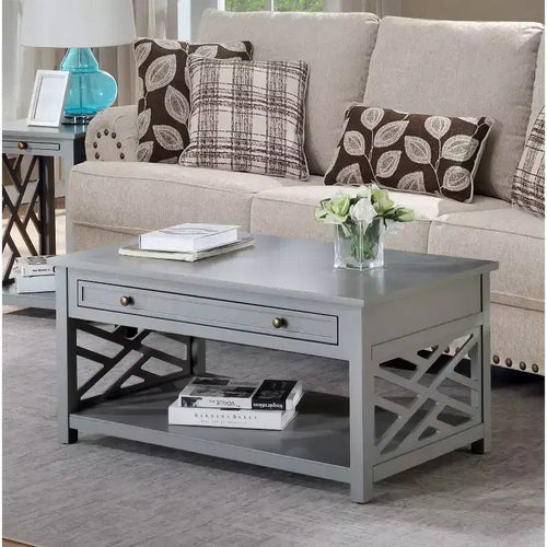Table basse en bois Middlebury de 36 po avec tiroir - Alaterre Furniture