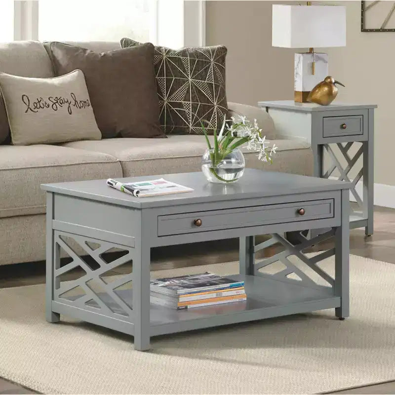 Table basse en bois Middlebury de 36 po avec tiroir - Alaterre Furniture