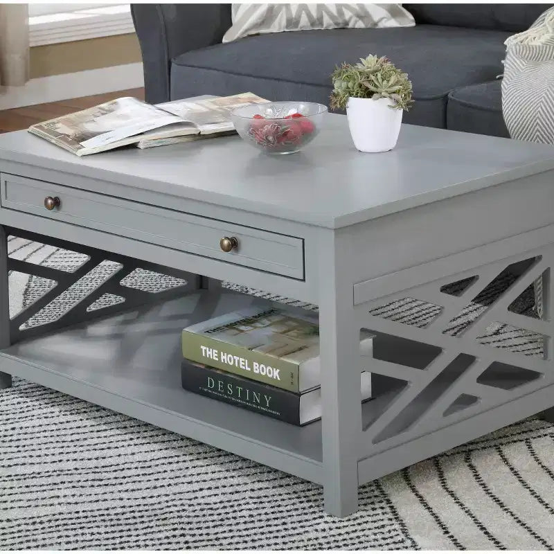 Table basse en bois Middlebury de 36 po avec tiroir - Alaterre Furniture