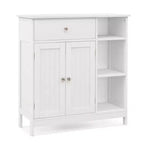 Meuble de Salle de Bain sur Pied Costway avec Tiroir, Organisateur de Rangement pour Cuisine