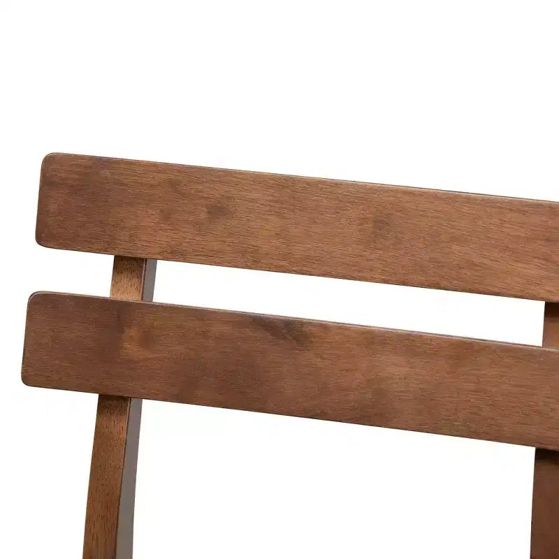 Lot de 2 tabourets de bar à hauteur de comptoir en bois Larine - Baxton Studio