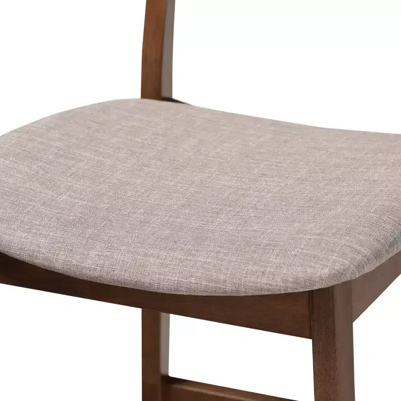 Lot de 2 tabourets de bar à hauteur de comptoir en bois Larine - Baxton Studio