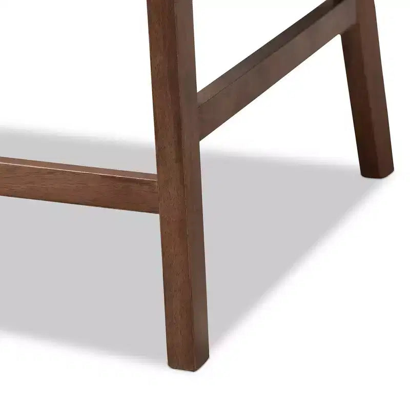 Lot de 2 tabourets de bar à hauteur de comptoir en bois Larine - Baxton Studio