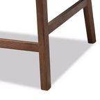 Lot de 2 tabourets de bar à hauteur de comptoir en bois Larine - Baxton Studio