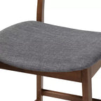 Lot de 2 tabourets de bar à hauteur de comptoir en bois Larine - Baxton Studio