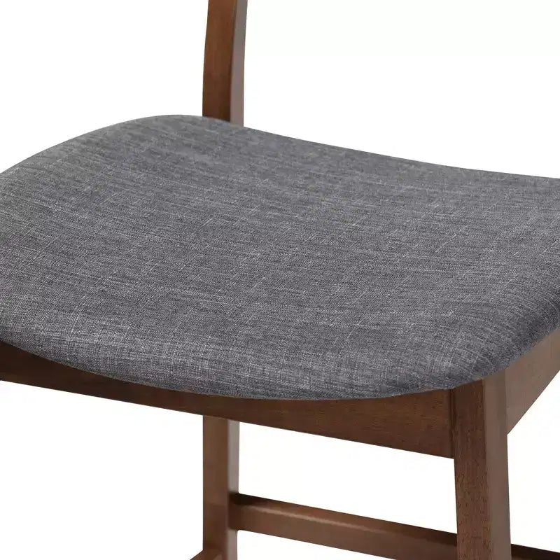 Lot de 2 tabourets de bar à hauteur de comptoir en bois Larine - Baxton Studio