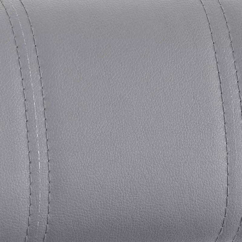 Tabouret de bar réglable Michele en similicuir et acier inoxydable – Armen Living
