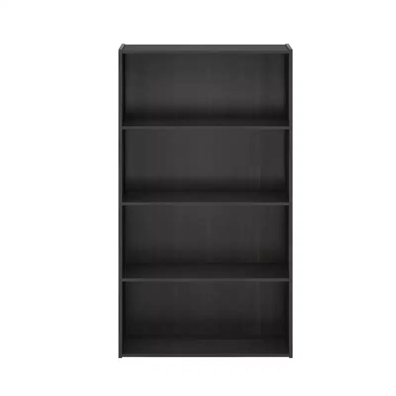 Furinno Étagère Ouverte 4 Cubes Meuble de Rangement et Présentoir Multifonctionnel, Espresso