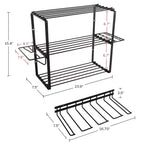 Étagère de rangement 3 niveaux pour outils électriques par Stalwart