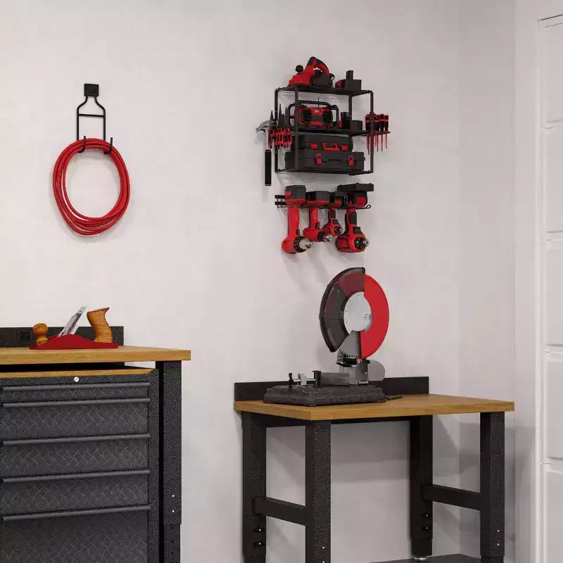 Étagère de rangement 3 niveaux pour outils électriques par Stalwart