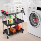 Chariot pliant Stalwart avec capacité de 22,7 kg par étagère