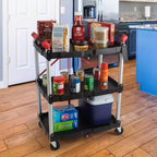 Chariot pliant Stalwart avec capacité de 22,7 kg par étagère