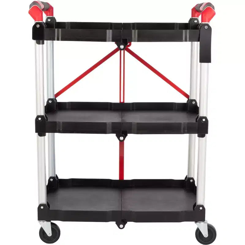 Chariot pliant Stalwart avec capacité de 22,7 kg par étagère