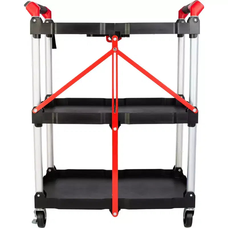 Chariot pliant Stalwart avec capacité de 22,7 kg par étagère