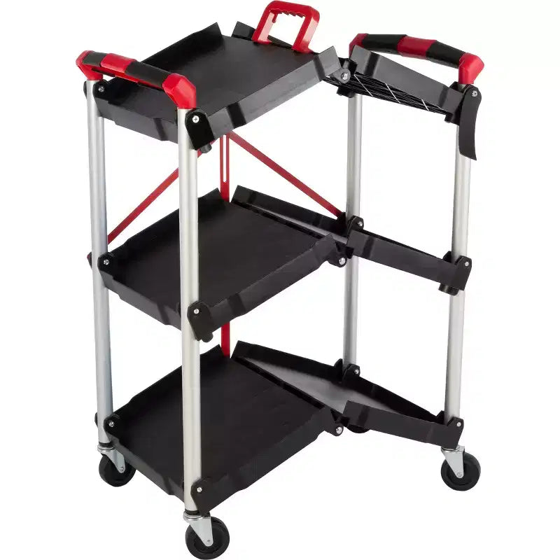 Chariot pliant Stalwart avec capacité de 22,7 kg par étagère