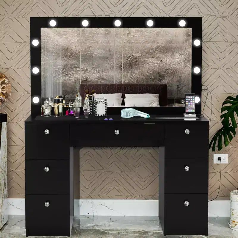 Coiffeuse Maquillage Lumineuse Amalthea - Boahaus