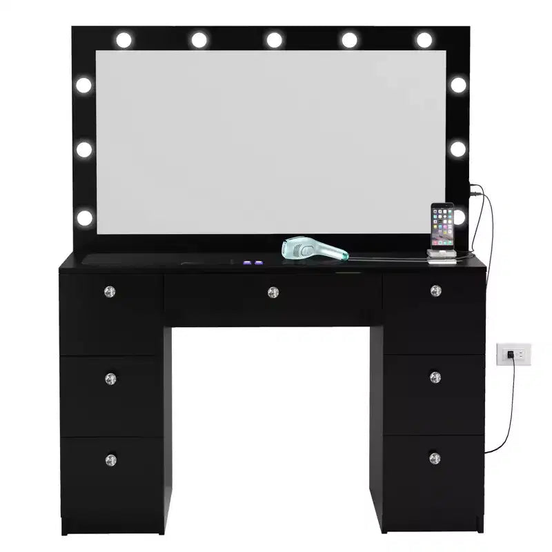 Coiffeuse Maquillage Lumineuse Amalthea - Boahaus