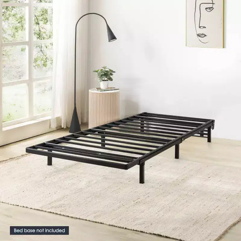 Best Price Mattress Support de matelas en métal Bunkie Board 4,1 cm, remplacement de lattes de lit noir