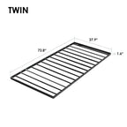 Best Price Mattress Support de matelas en métal Bunkie Board 4,1 cm, remplacement de lattes de lit noir