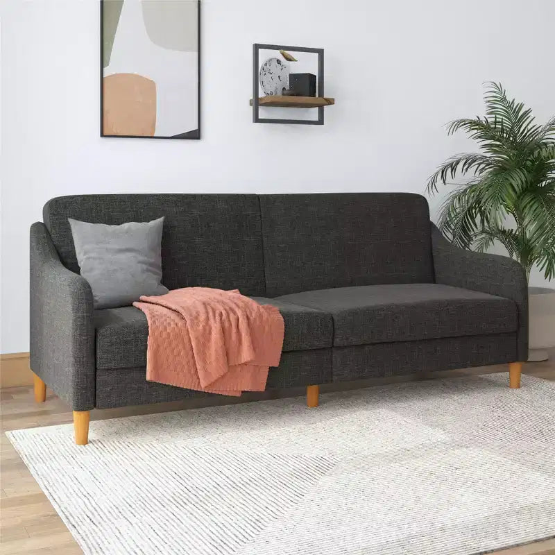 DHP Jasper Futon à Ressorts Hélicoïdaux