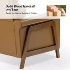 Fauteuil inclinable électrique en cuir véritable Camilo 32.75 | ART OF LIVING DESIGNS-CAMEL