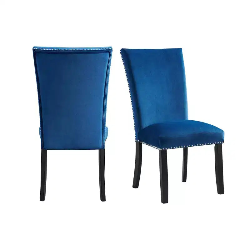 Ensemble de 2 chaises d'appoint en velours Céline - Picket House Furnishings