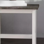 Table d'appoint style ferme en bois massif Emma et Oliver