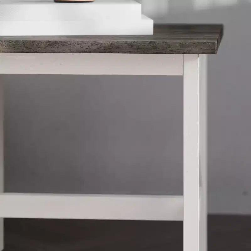 Table d'appoint style ferme en bois massif Emma et Oliver