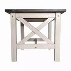 Table d'appoint style ferme en bois massif Emma et Oliver