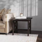 Table d'appoint style ferme en bois massif Emma et Oliver