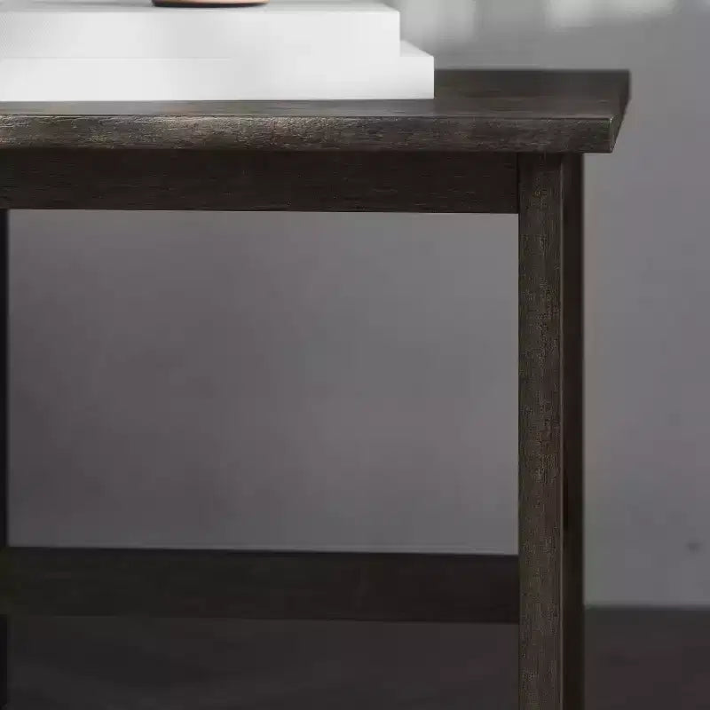 Table d'appoint style ferme en bois massif Emma et Oliver