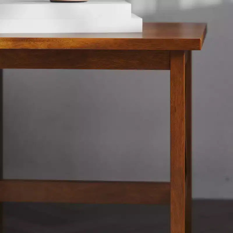 Table d'appoint style ferme en bois massif Emma et Oliver
