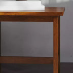 Table d'appoint style ferme en bois massif Emma et Oliver