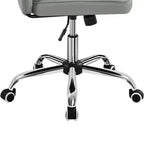 Yaheetech Chaise de bureau moderne sans accoudoirs à dossier mi-hauteur