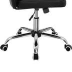Yaheetech Chaise de bureau moderne sans accoudoirs à dossier mi-hauteur