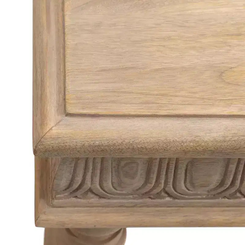 Table console rectangulaire en bois Patresa de Kate et Laurel, 36x14x30, Marron