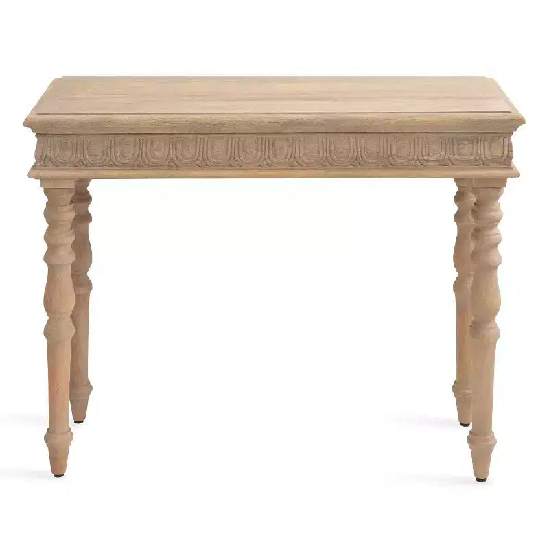 Table console rectangulaire en bois Patresa de Kate et Laurel, 36x14x30, Marron