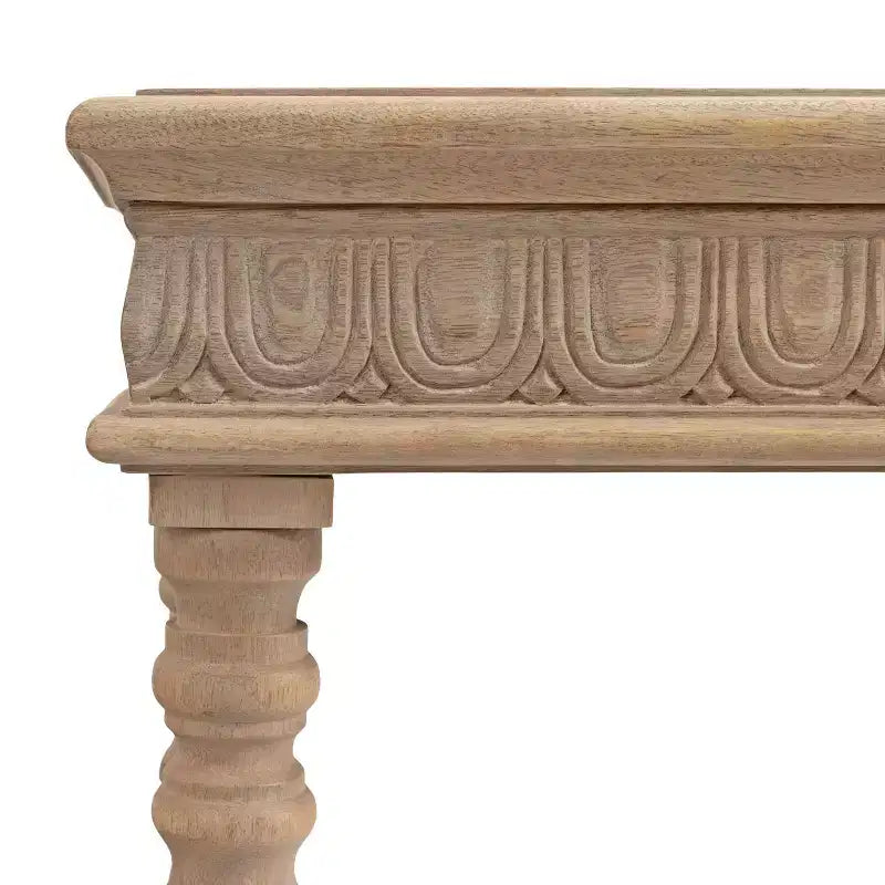 Table console rectangulaire en bois Patresa de Kate et Laurel, 36x14x30, Marron