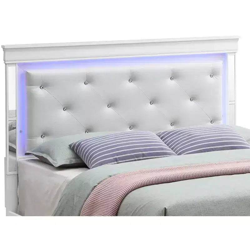 Lits panneaux Passion Furniture Verona et Queen