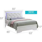Lits panneaux Passion Furniture Verona et Queen