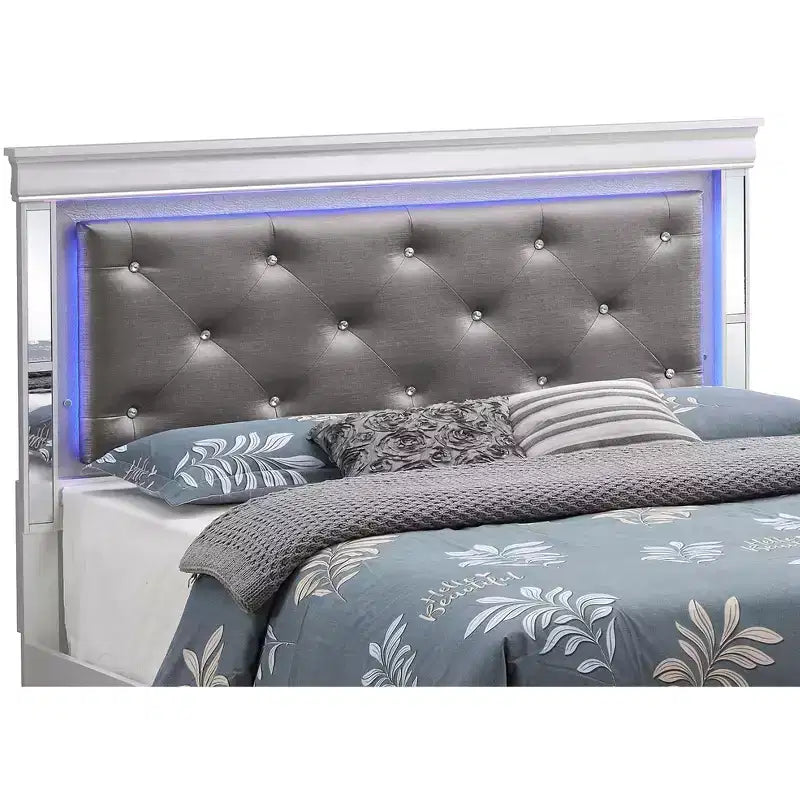 Lits panneaux Passion Furniture Verona et Queen