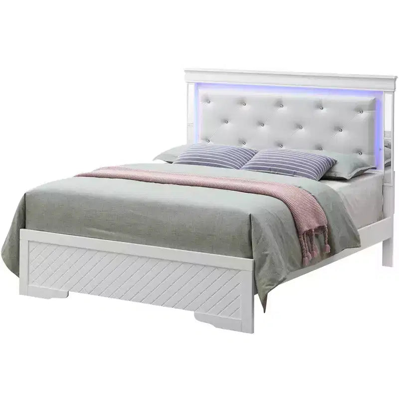 Lits panneaux Passion Furniture Verona et Queen