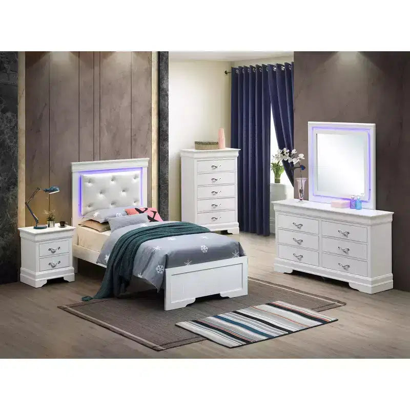 Lits Lorana et Twin Panel de Passion Furniture