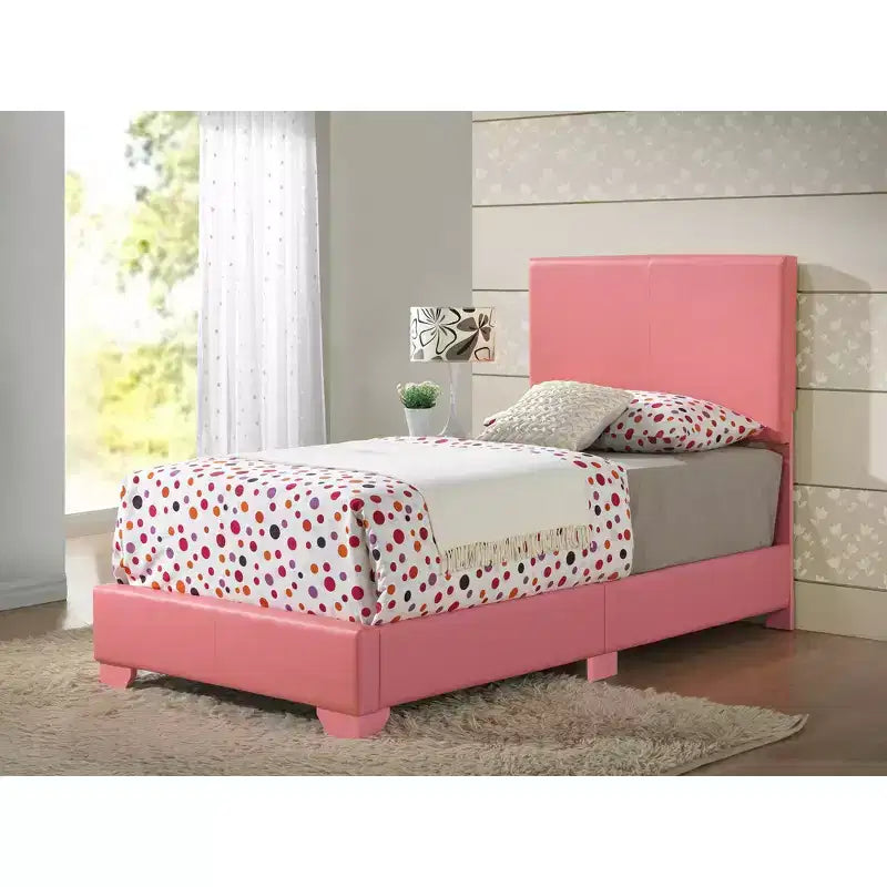 Lit jumeau capitonné Aaron de Passion Furniture