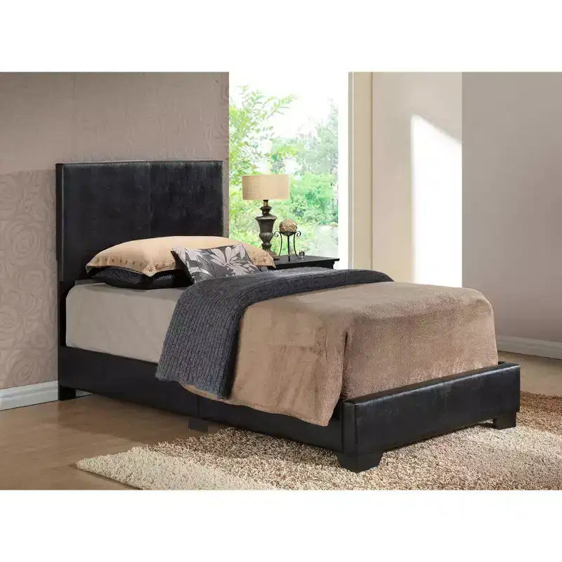 Lit jumeau capitonné Aaron de Passion Furniture