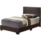 Lit jumeau capitonné Aaron de Passion Furniture