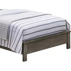 Lit plateforme double Burlington avec étagère de rangement de Passion Furniture