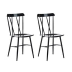 Lot de 2 chaises de salle à manger en métal Savannah - Boraam Industries